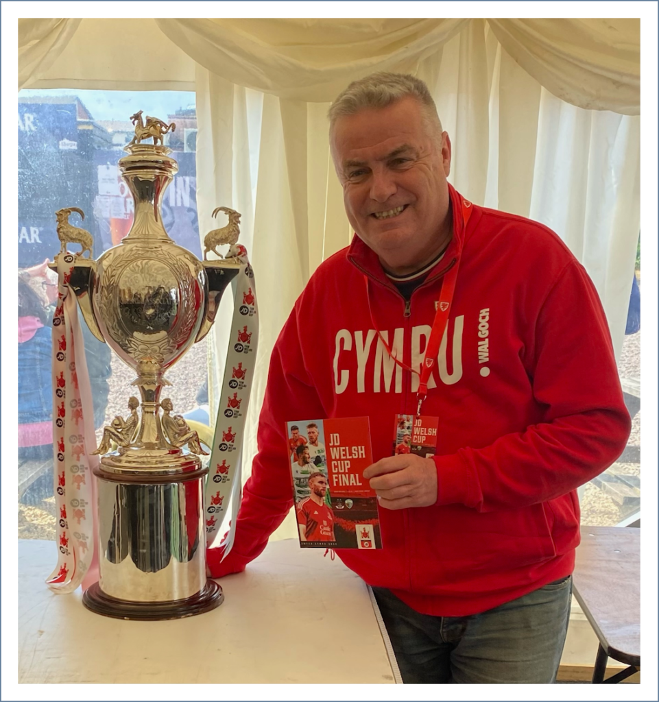 Image: David with Welsh Cup